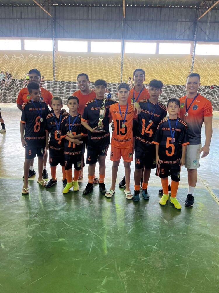 São Pedro do Paraná é vice-campeão  da Copa Noroeste de Futsal Menor