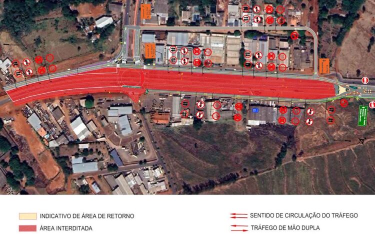 Obra de duplicação em Umuarama terá dois novos bloqueios a partir desta sexta-feira