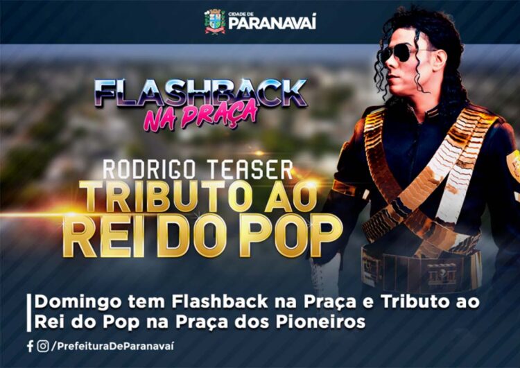 Domingo tem Flashback na Praça e Tributo ao Rei do Pop na Praça dos Pioneiros