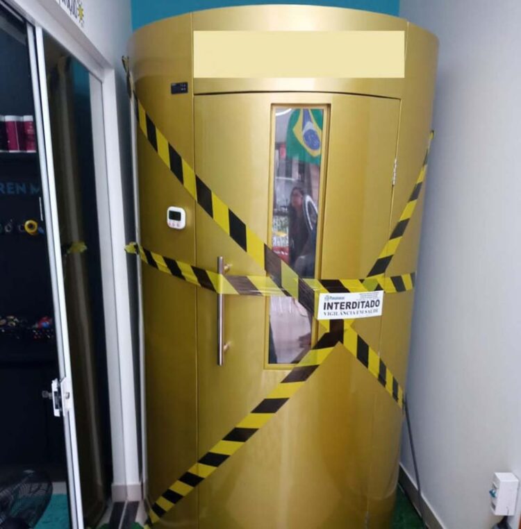 Máquinas de bronzeamento artificial são interditadas pela Vigilância em Paranavaí