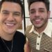 Hugo, dupla de Guilherme, sofre corte no rosto após ser atingido por celular