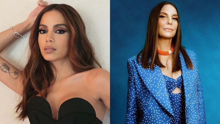 Internada, Anitta agradece mensagem de Ivete Sangalo após show na Farofa da Gkay
