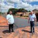 Município faz pavimentação de trecho da Avenida São Paulo