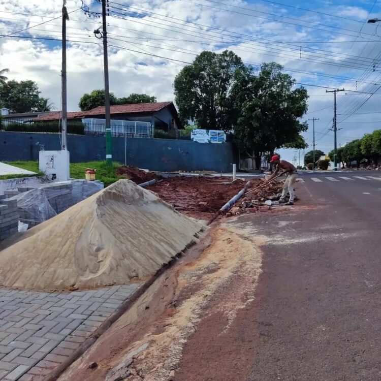 Revitalização da Avenida João Carraro  deve seguir pelas próximas semanas