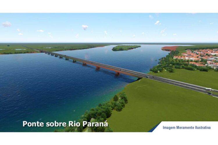 DER/PR divulga vencedora da licitação para estudos da nova ponte Paraná-Mato Grosso do Sul