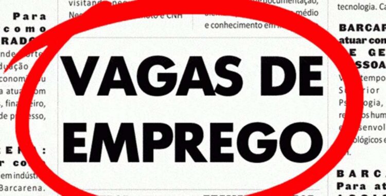 Há 118 vagas de emprego disponíveis para hoje na Agência do Trabalhador