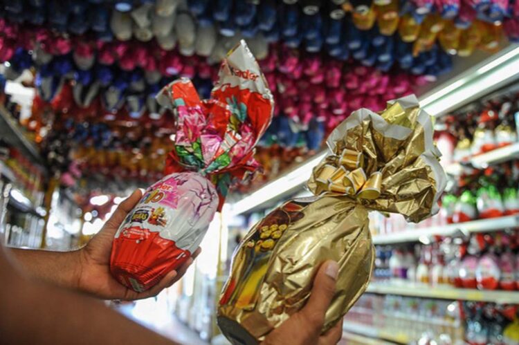 Produtos de Páscoa sobem mais que o dobro da inflação, mesmo com custos menores