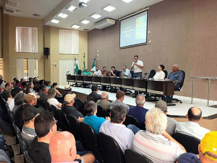 Audiência pública aborda a pavimentação da PR-218 entre Querência do Norte e Icaraíma