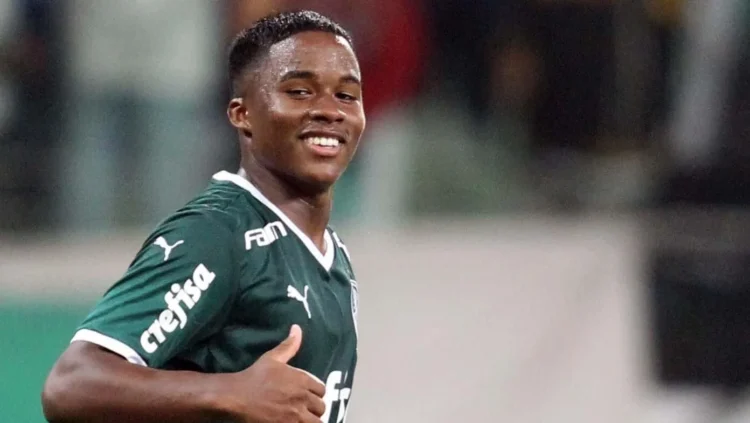 Endrick mantém calma mesmo com seca no Palmeiras e recebe apoio do Real