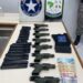 Receita Federal e Força Nacional apreendem  oito pistolas turcas na Ponte da Amizade