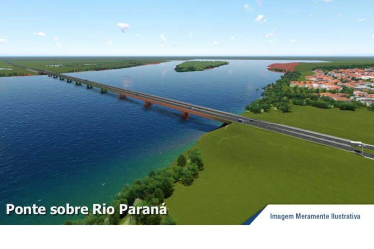 Estado homologa contratação de estudos para construção de ponte na divisa com o MS