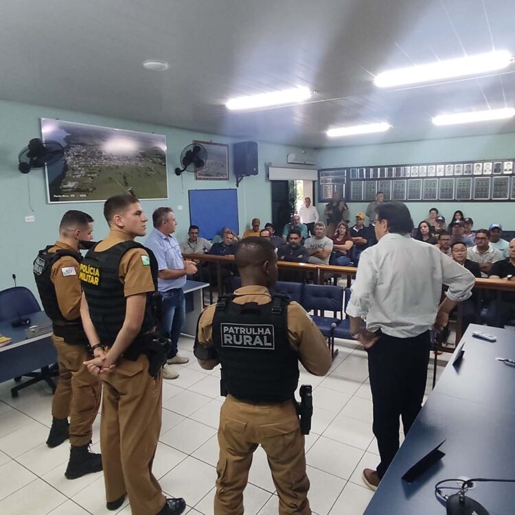 Patrulha Rural Comunitária realiza palestra