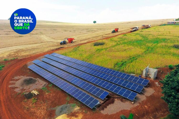 Implantação de sistemas de energia  limpa no campo dá um salto no Paraná