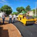 Obras de pavimentação no Jardim Maranata