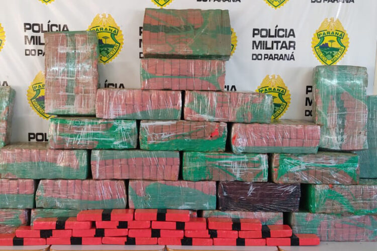 Polícia Militar prende jovem de 19 anos com 450 quilos de maconha