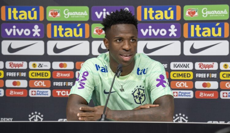 Vinicius Junior lidera Brasil contra racismo  e seleção da Guiné na Espanha