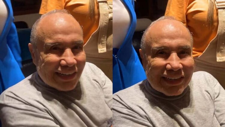 Assessora de Stênio Garcia posta vídeo para mostrar que rosto dele está ‘normal’