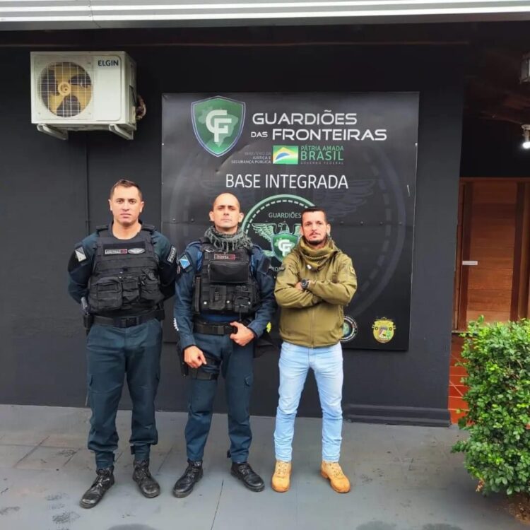 Querência do Norte recebe visita  de policiais do Mato Grosso do Sul