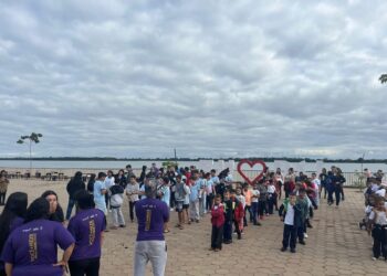 Moradores de São Pedro do Paraná  participaram do Dia do Desafio