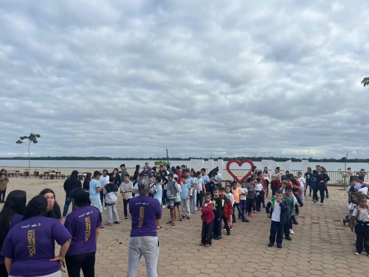 Moradores de São Pedro do Paraná  participaram do Dia do Desafio