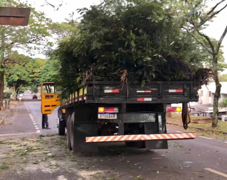 Paranavaí sofreu danos por conta do temporal