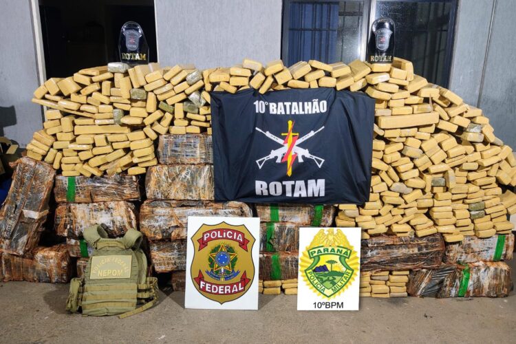 Em ação conjunta, Polícia apreende mais de 800 quilos de maconha