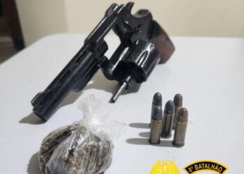 PM atende ocorrência de violência doméstica e apreende arma de fogo em Nova Esperança