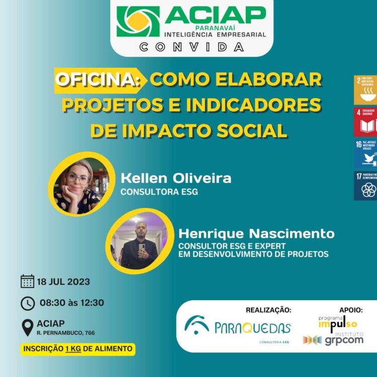 ACIAP promove oficina para empresas e instituições sociais