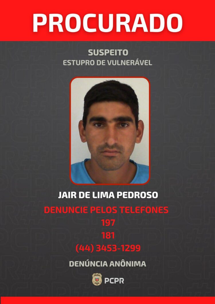 Ex-vereador de Santa Mônica condenado por estupro de vulnerável é procurado pela Polícia Civil