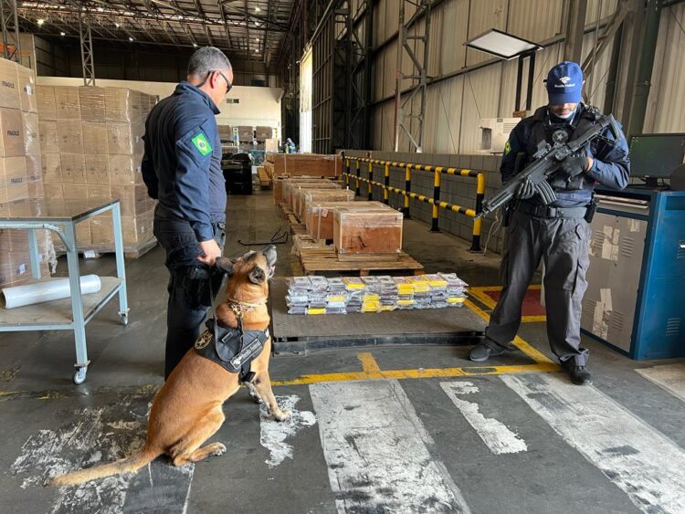 Receita Federal apreende 55 kg de cocaína no Porto de Paranaguá/PR