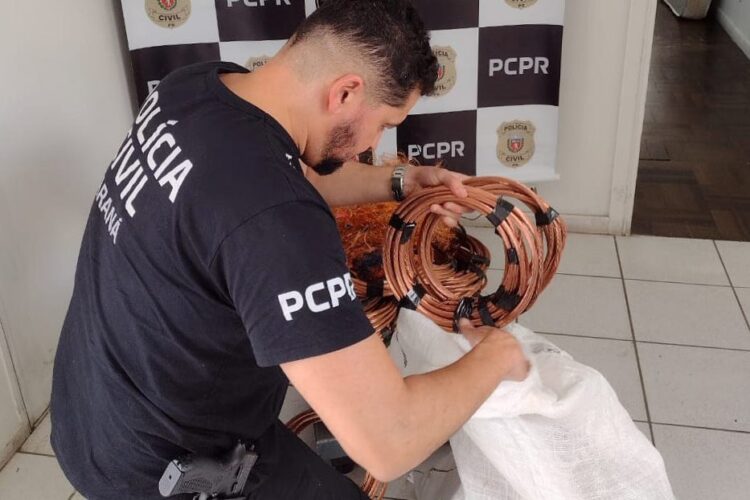 Polícia Civil apreende mais de 37 toneladas de  fios de cobre e prende 139 pessoas desde 2022