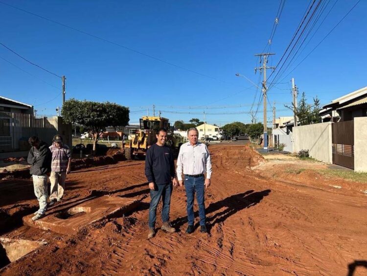 Município avança em obras de pavimentação asfáltica