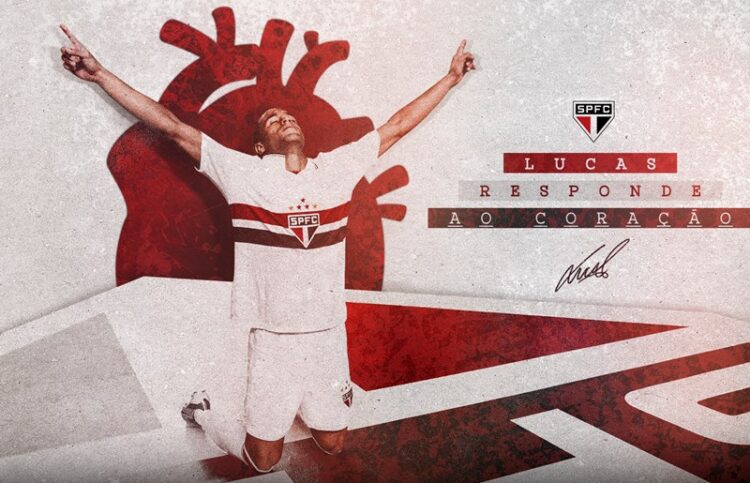 Apresentado, Lucas Moura reassume a camisa 7 do São Paulo