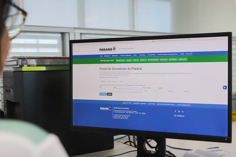 Paraná lança novo portal para consulta e cobrança de débitos fiscais