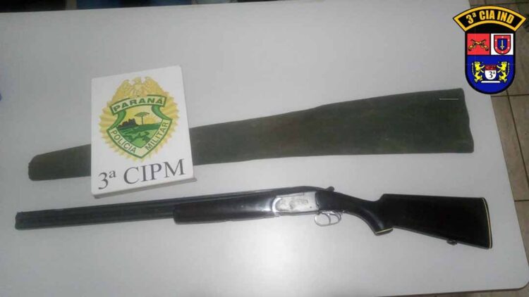 Polícia Militar atende ocorrência de violência doméstica e apreende arma de fogo