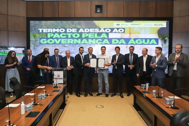 Paraná adere ao Pacto pela Governança da Água
