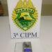 PM detém suspeito por drogas para consumo