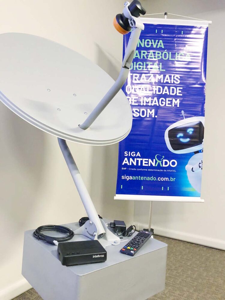 Siga Antenado abre agendamentos para instalação gratuita da nova parabólica digital
