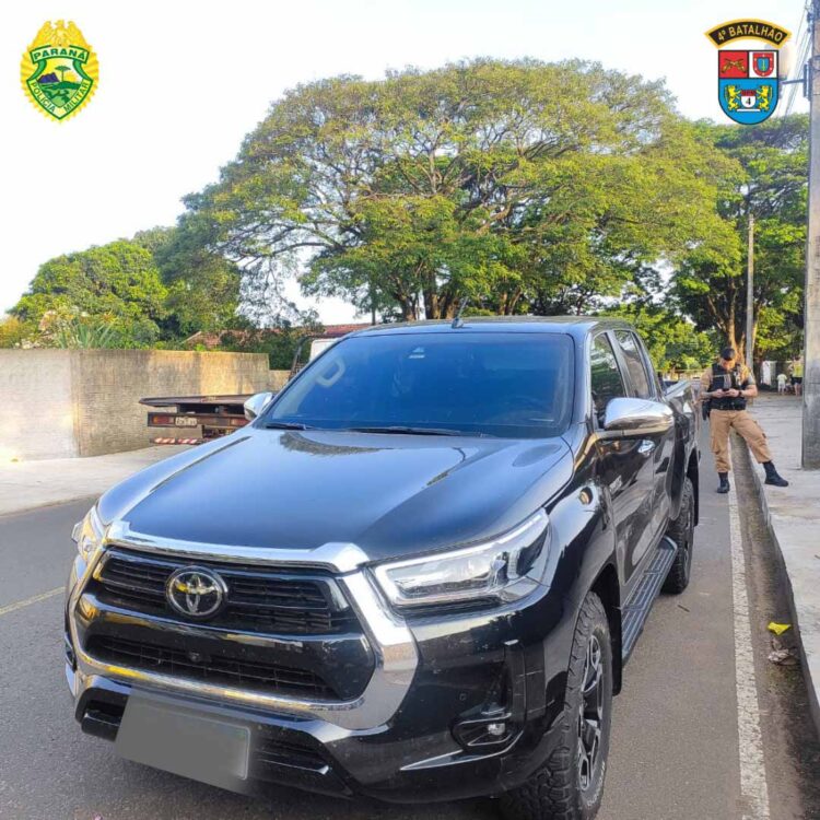 Operação conjunta recupera veículo furtado em Nova Esperança