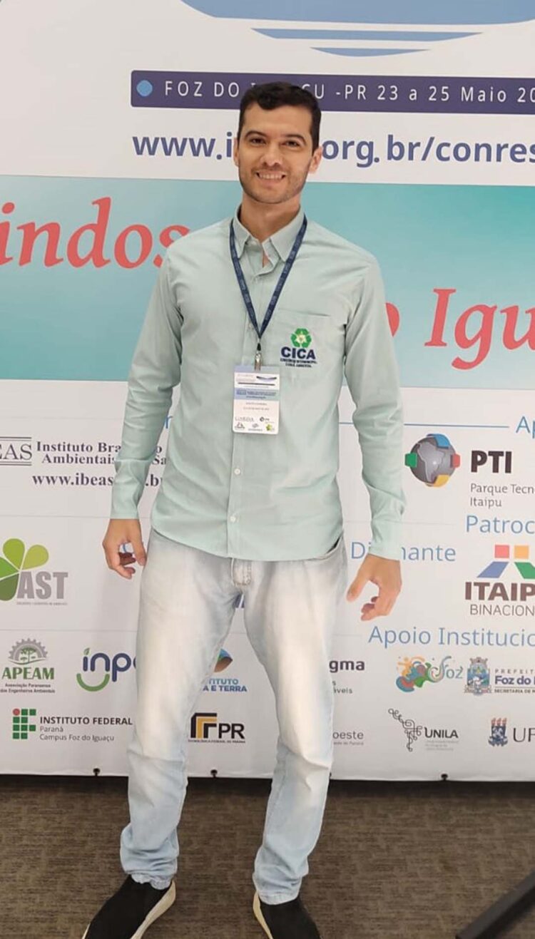 Engenheiro ambiental do Cica é selecionado  para evento que integra Brasil e Suécia
