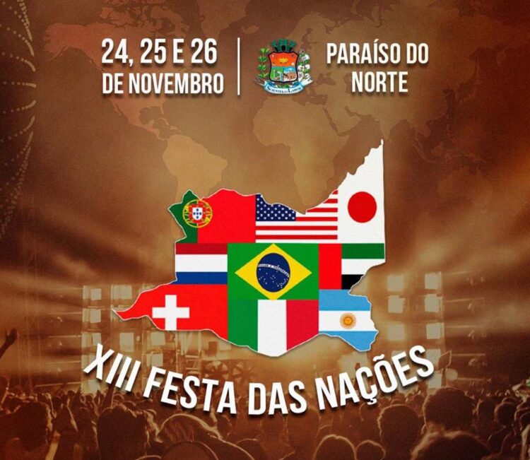 Começa hoje a Festa das Nações em Paraíso do Norte