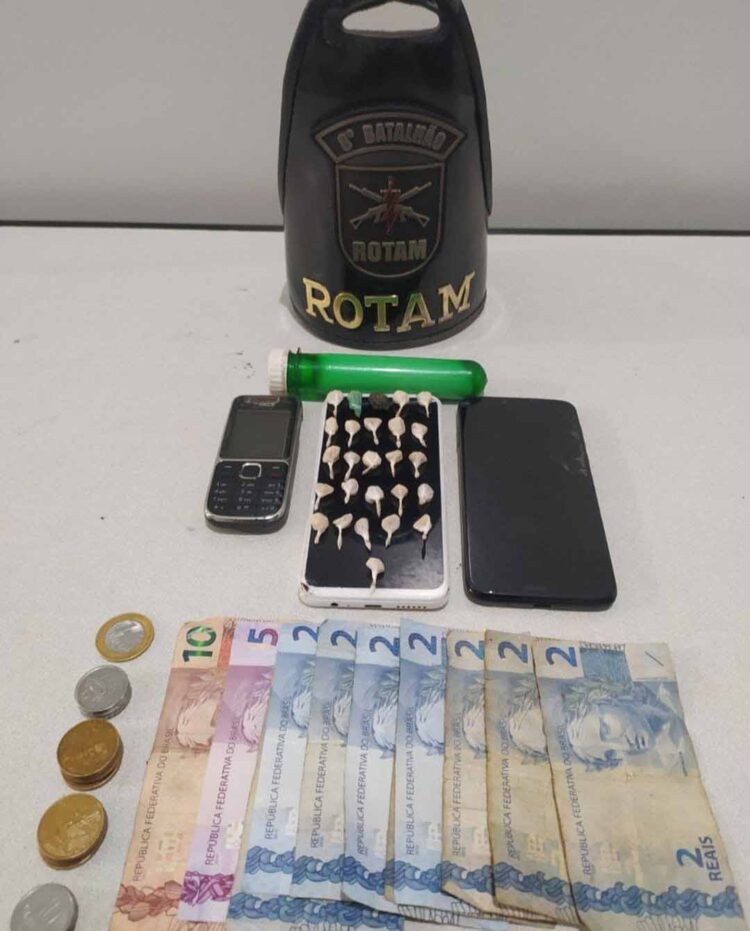 PM atende duas ocorrências de tráfico de drogas e prende três pessoas em Paranavaí