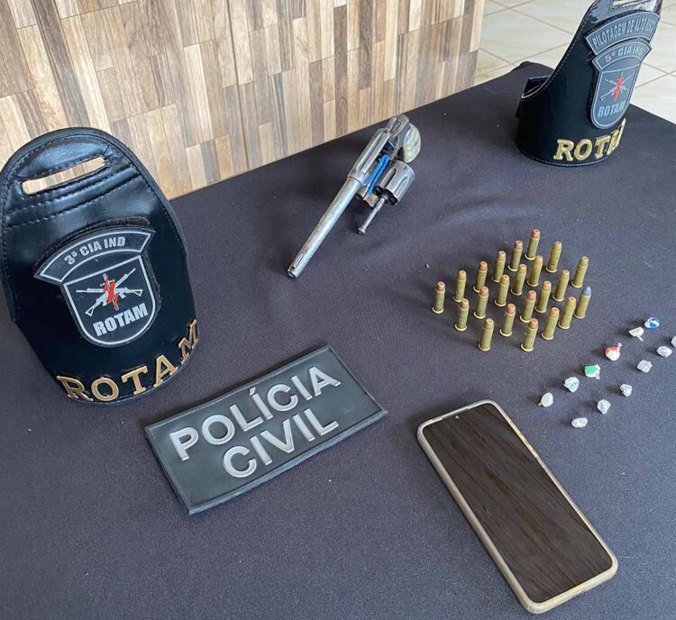 Polícia Militar e Polícia Civil prendem suspeito de tentativa de homicídio