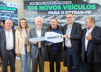 Estado entrega 106 veículos e equipamentos para reforçar atendimentos do Detran-PR