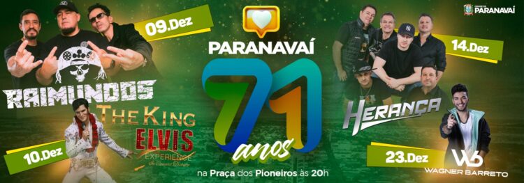 Raimundos e Tributo a Elvis são os dois shows  do Festival de Aniversário neste fim de semana