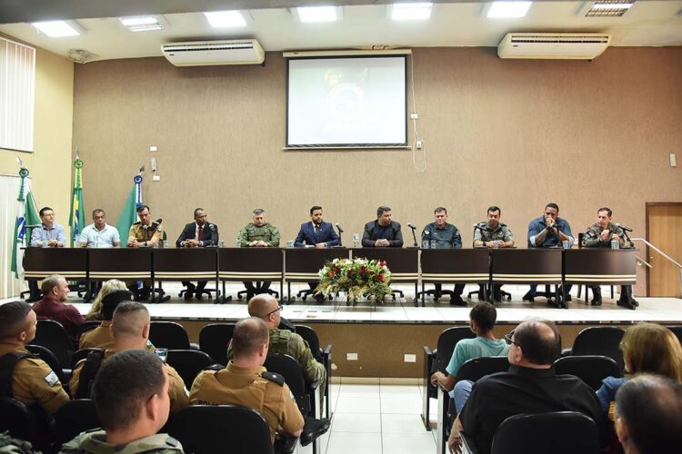 Solenidade de aniversário das bases de segurança  reúne lideranças do setor em Querência do Norte