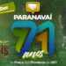 71 anos de Paranavaí: Festival de Aniversário terá quatro shows gratuitos na Praça dos Pioneiros