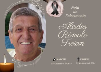 Nota de falecimento – Alcides Rômulo Troain
