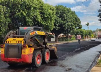 Recape asfáltico segue pelos próximos dias em São Pedro do Paraná