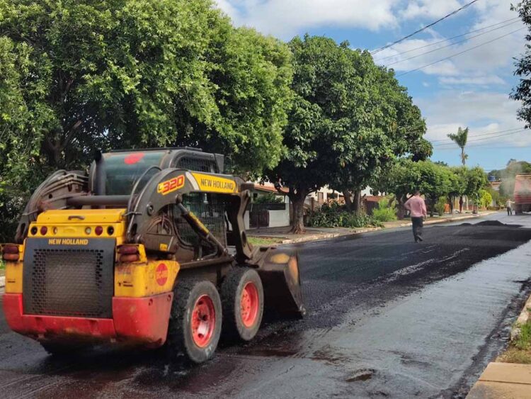 Recape asfáltico segue pelos próximos dias em São Pedro do Paraná